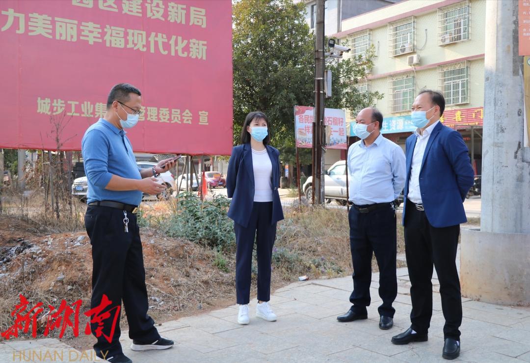 王慧敏调研城乡客运一体化乡镇运输服务站和首末站建设选址工作_邵阳头条网